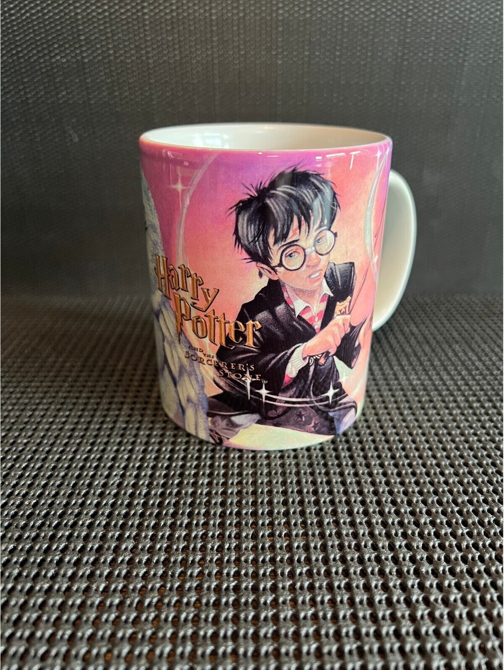 Harry Potter Themed Ceramic Mug with Character and Owl Design